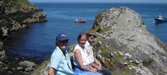 Pie envy, pie face; Skoma Island, Wales